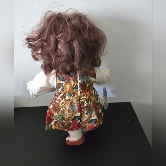 Precious Moments Porcelain Doll Pumpkin October - Picture 3 of 4